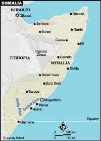 Somalia map